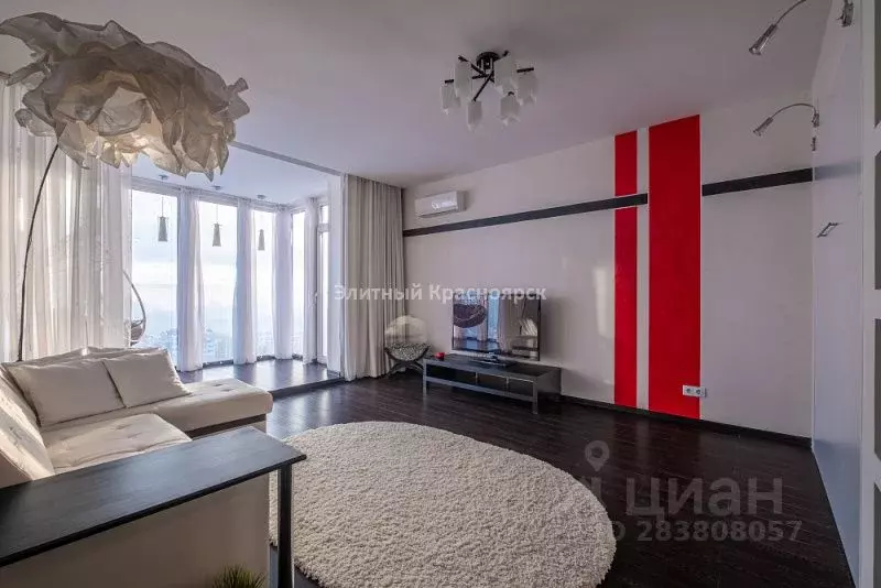 1-к кв. Красноярский край, Красноярск ул. Алексеева, 43 (56.0 м) - Фото 1