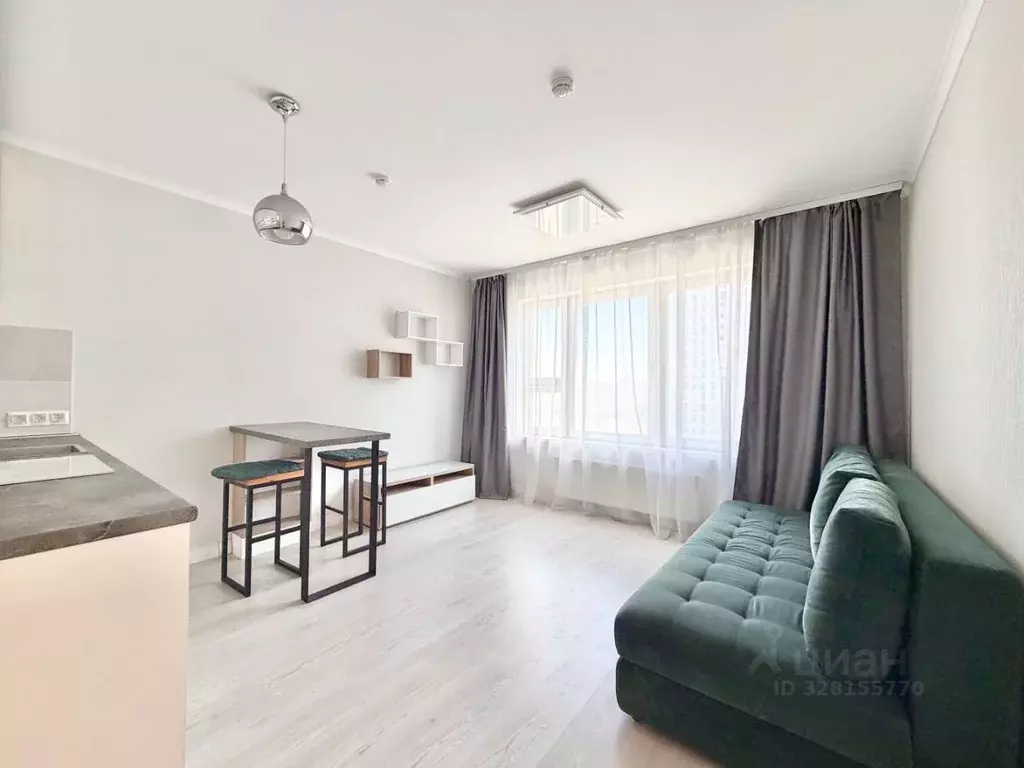 Студия Москва пос. Коммунарка, ул. Бачуринская, 13 (24.1 м) - Фото 0