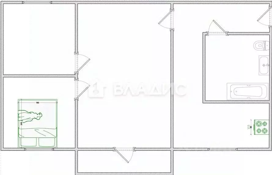 3-к кв. Пензенская область, Никольск ул. Ленина, 127 (51.6 м) - Фото 2