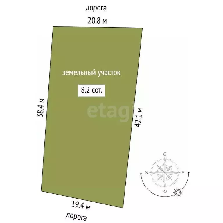 Участок в Тюменская область, Тюмень Пчелка СНТ, ул. Облепиховая (8.23 ... - Фото 1