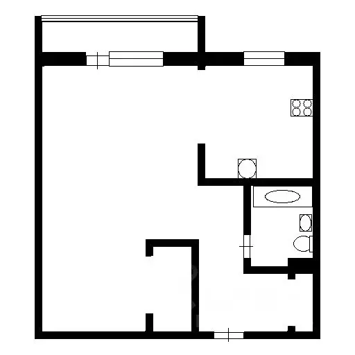 1-к кв. Москва Кронштадтский бул., 19К1 (33.7 м) - Фото 1