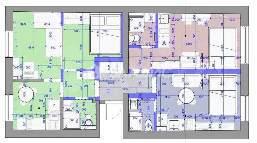 Продам помещение свободного назначения, 63.7 м - Фото 0