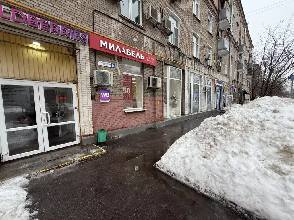 Помещение свободного назначения в Москва 1-я Владимирская ул., 14 (93 ... - Фото 1