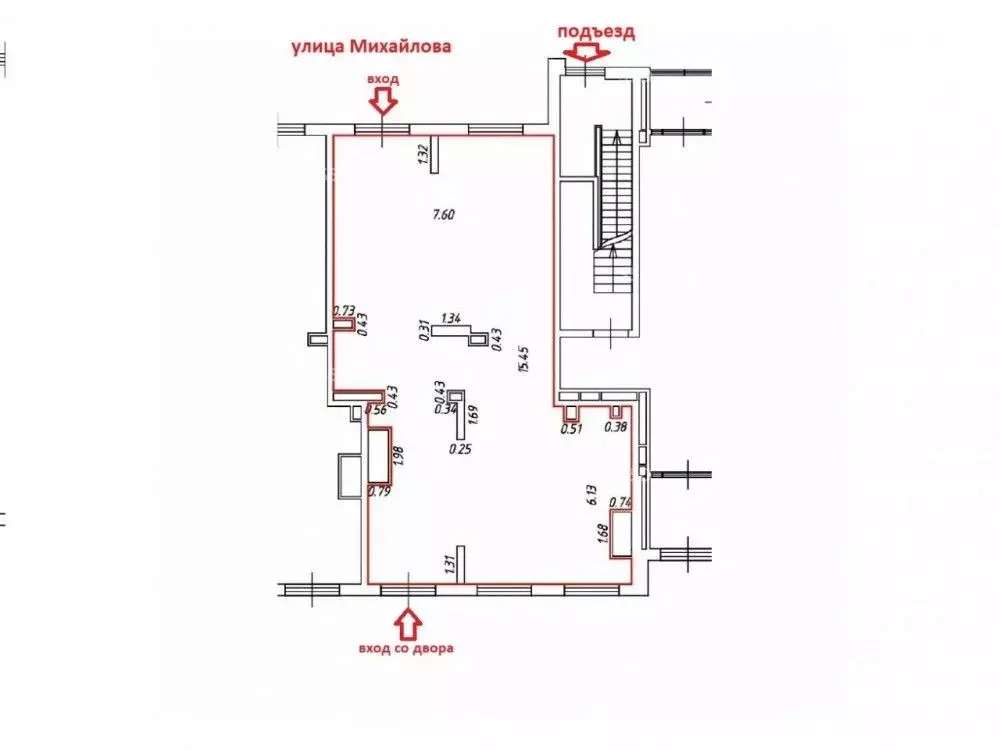 Торговая площадь в Москва ул. Михайлова, 30Ак6 (120 м) - Фото 1