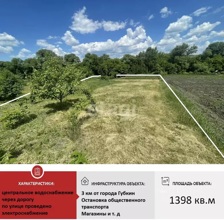 Участок в Белгородская область, Губкинский городской округ, с. Теплый ... - Фото 1