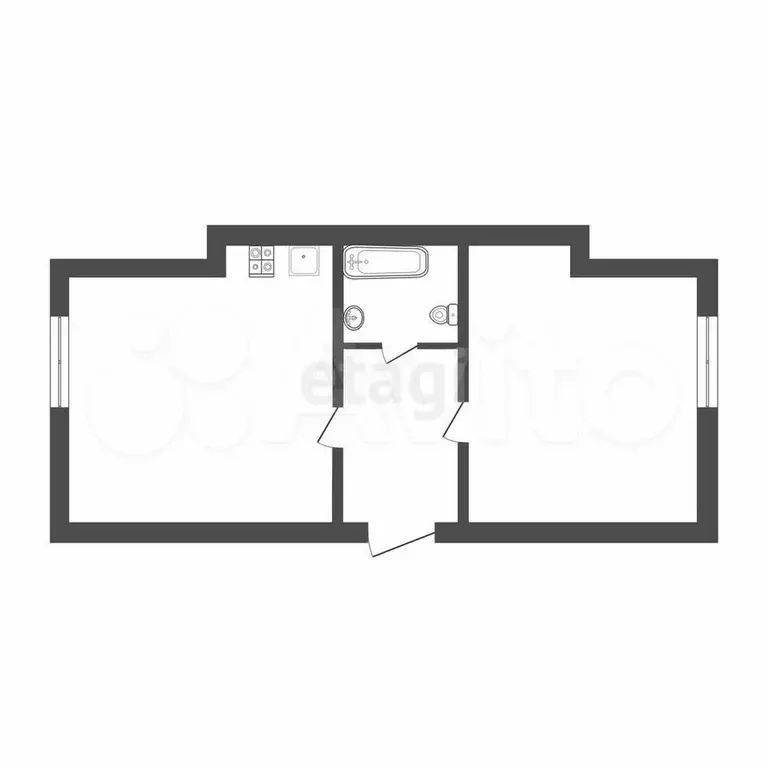 1-к. квартира, 61 м, 3/9 эт. - Фото 0