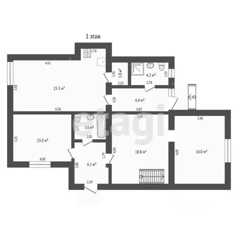 4-к кв. Крым, Евпатория ул. Московская, 22А (114.2 м) - Фото 2