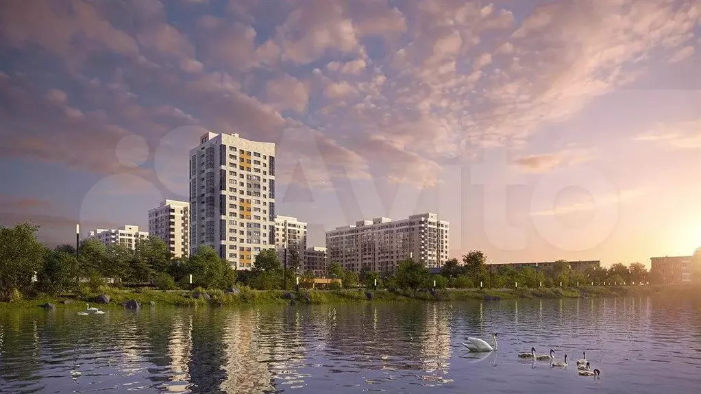 Квартира-студия, 34,9 м, 2/16 эт. - Фото 0