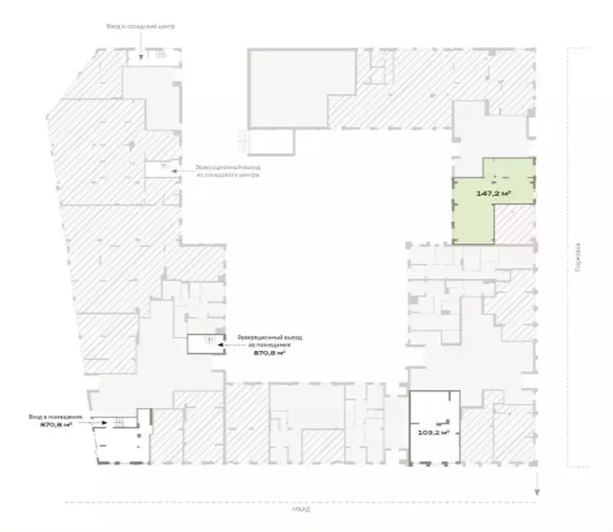 Помещение свободного назначения в Москва МКАД, 25-й км, 4с7 (147 м) - Фото 2