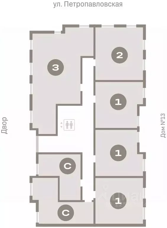 3-к кв. Ленинградская область, Ломоносовский район, Аннинское ... - Фото 2