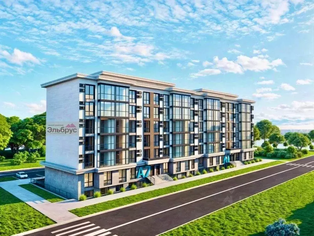 1-к кв. Кабардино-Балкария, Нальчик ул. Солнечная, 7/7 (37.5 м) - Фото 2