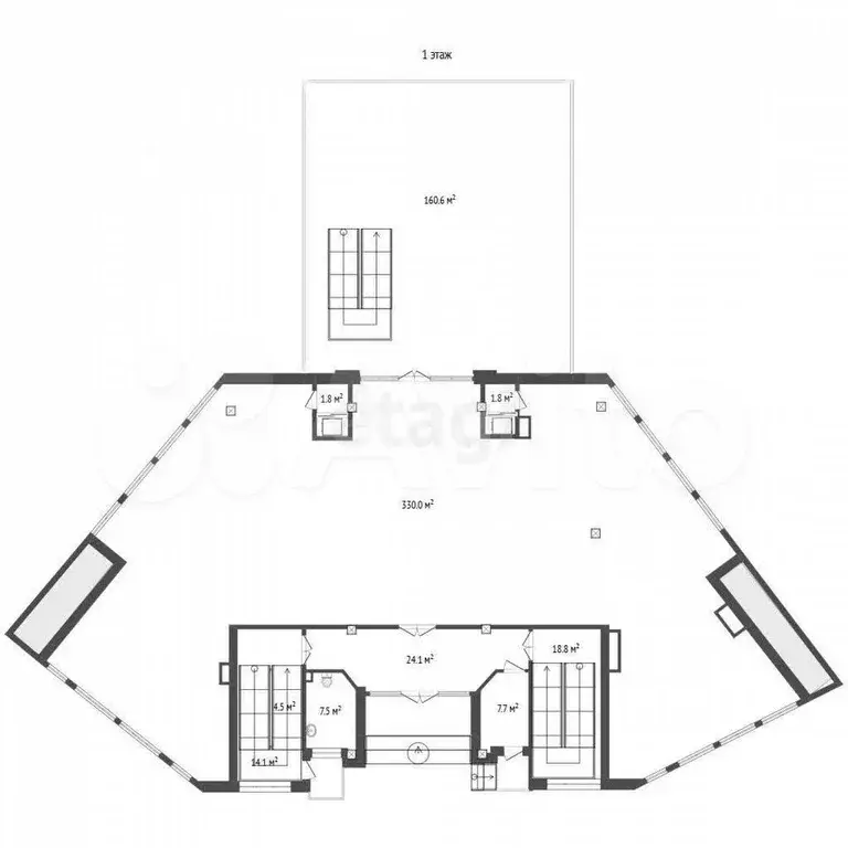 Продам помещение свободного назначения, 1700 м - Фото 0