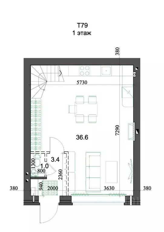 Таунхаус в Новосибирская область, Новосибирский район, Мичуринский ... - Фото 2