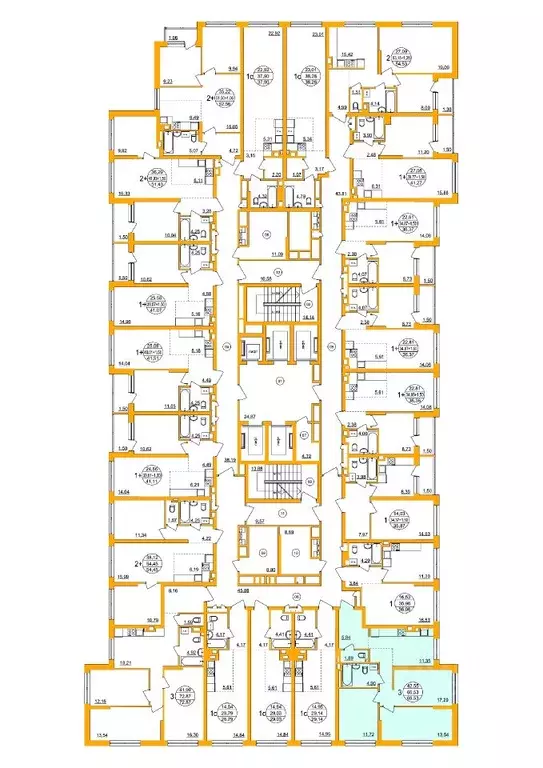 3-к кв. Башкортостан, Уфа ул. 40 лет Октября, 13 (66.0 м) - Фото 2