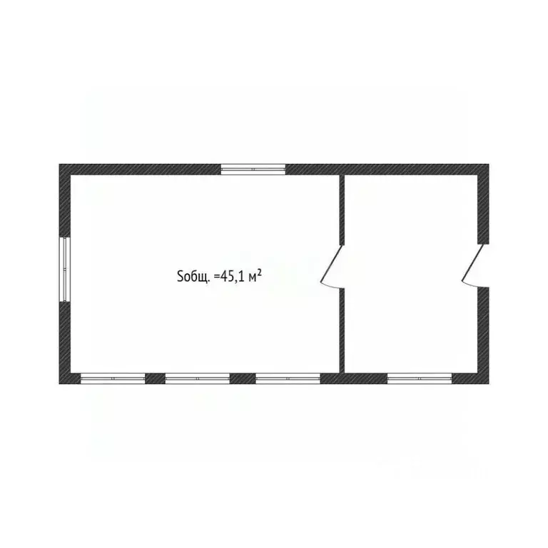 Дом в Брянская область, Сельцо Брянская ул. (45 м) - Фото 2