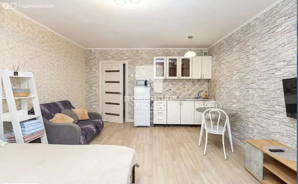Квартира-студия: село Чигири, 1-я Тепличная улица, 14 (27.7 м) - Фото 1