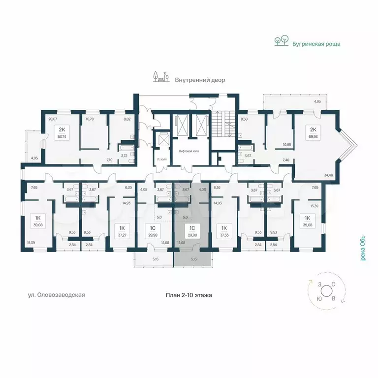 Квартира-студия, 30 м, 6/26 эт. - Фото 1