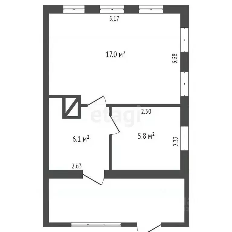 Дом в Тюменская область, Тюмень Гвардейская ул. (35 м) - Фото 1