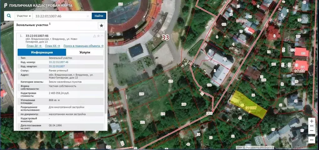Участок в Владимирская область, Владимир Ново-Гончарная ул., 13 (4.5 ... - Фото 2