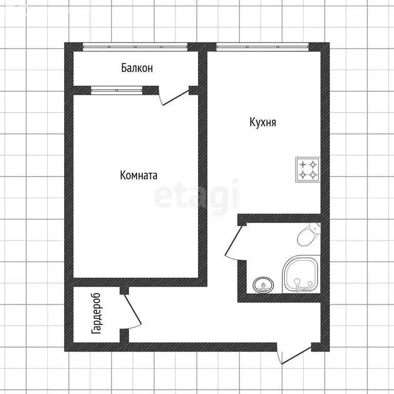 1-комнатная квартира: Воронеж, Олимпийский бульвар, 14 (40.1 м) - Фото 1