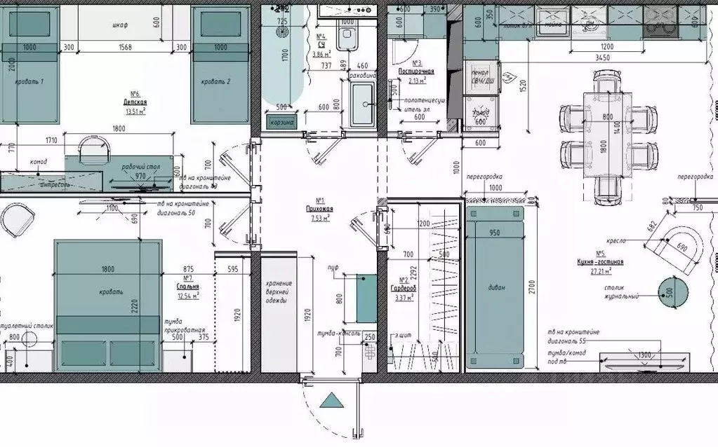 Свободной планировки кв. Иркутская область, Иркутск Гусарская тер., 7 ... - Фото 1