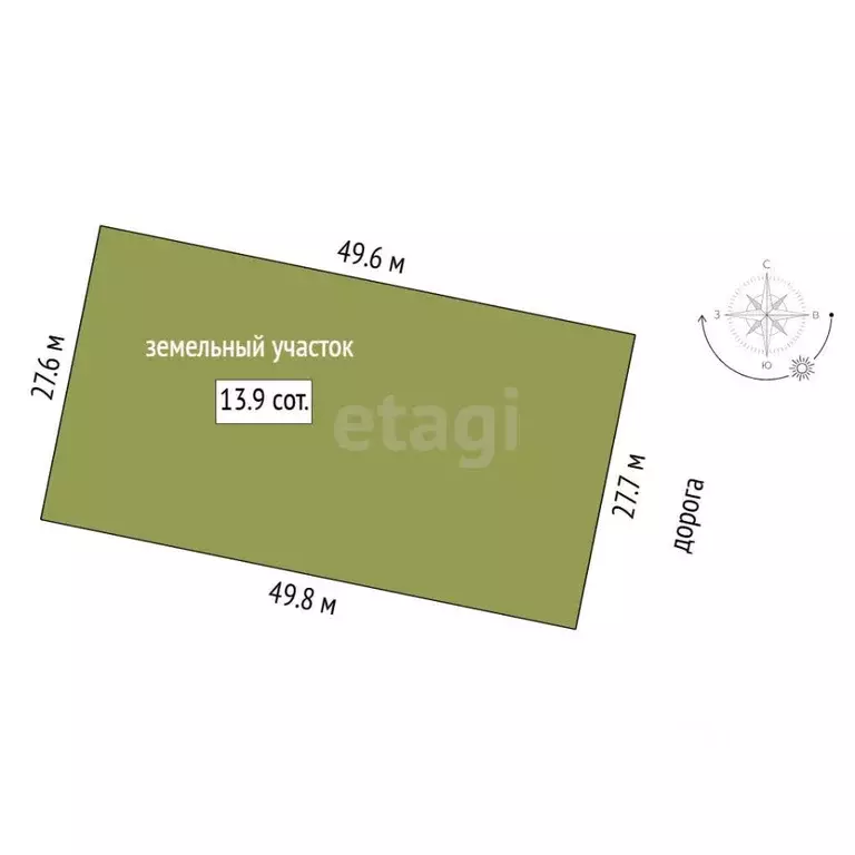 Участок в Тюменская область, с. Нижняя Тавда ул. Бориса Щербины (13.86 ... - Фото 1