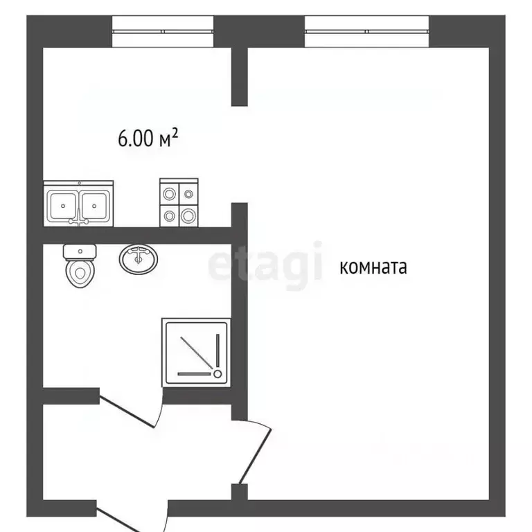 Студия Ханты-Мансийский АО, Сургут проезд Дружбы, 5 (29.7 м) - Фото 2