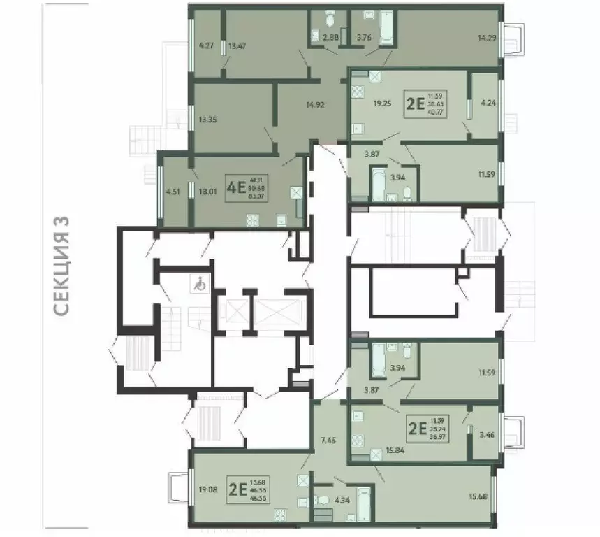 1-к кв. Воронежская область, с. Новая Усмань, Ольха мкр  (36.97 м) - Фото 2