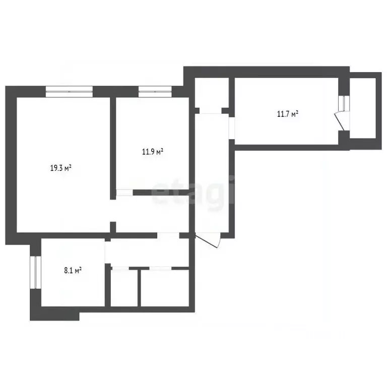 3-к кв. Воронежская область, Воронеж Минская ул., 63 (71.0 м) - Фото 2