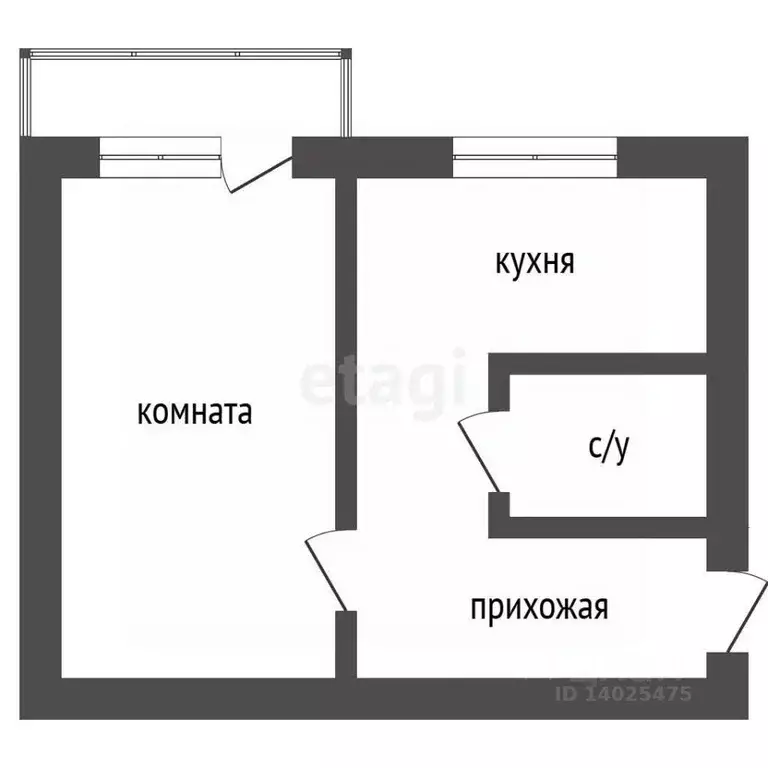 1-к кв. Владимирская область, Ковровский муниципальный округ, пос. ... - Фото 2