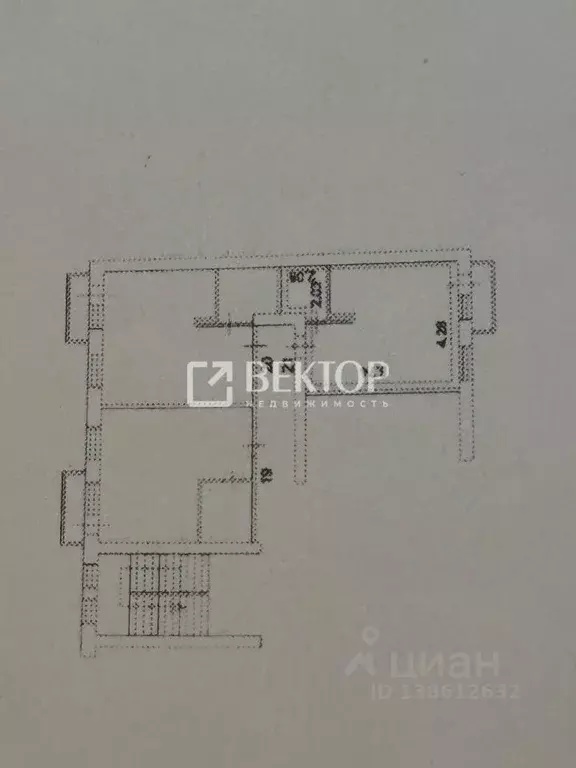 Студия Ивановская область, Иваново Бакинский проезд, 53Блит1 (27.0 м) - Фото 2