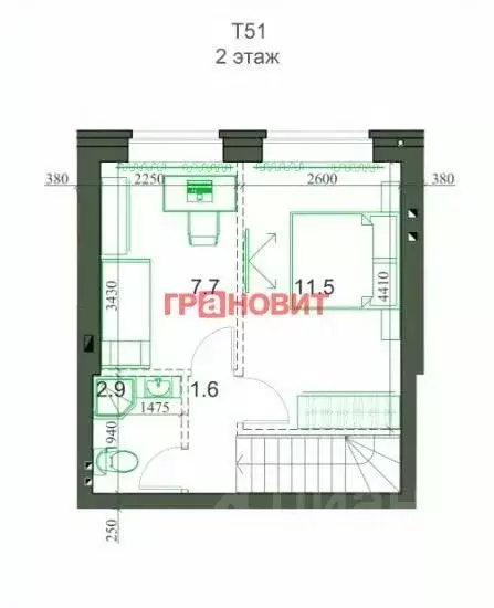 3-к кв. Новосибирская область, Новосибирский район, Мичуринский ... - Фото 1