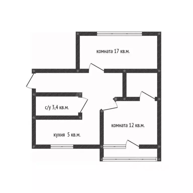 2-к кв. Краснодарский край, Геленджик ул. Грибоедова, 52 (47.2 м) - Фото 1