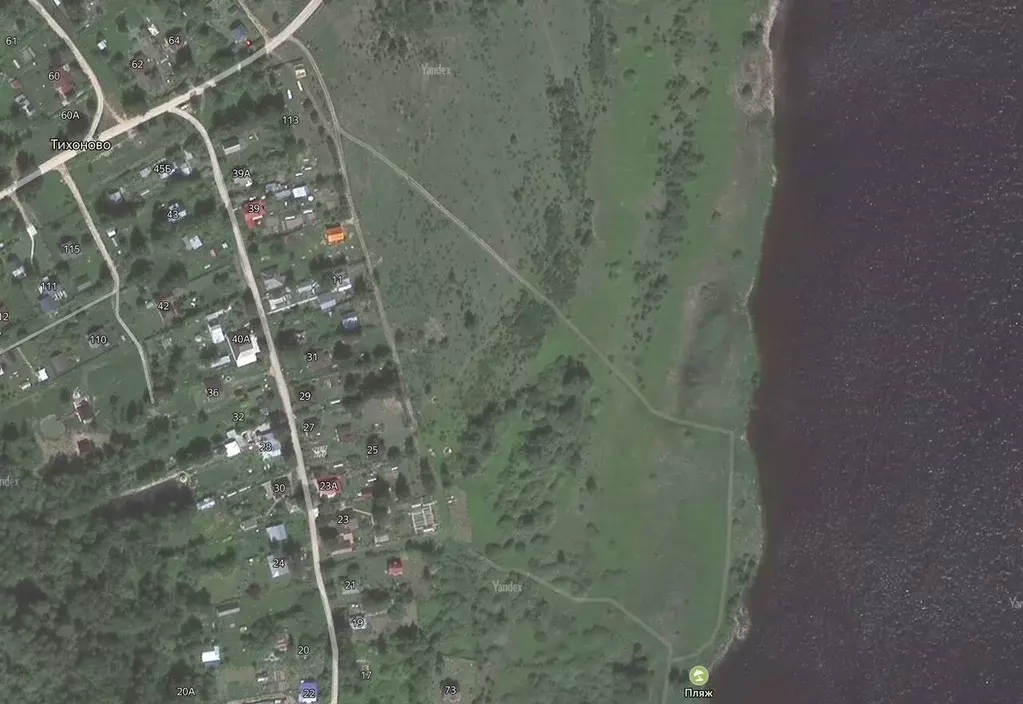 Участок в Тверская область, Кимрский муниципальный округ, д. Тихоново  ... - Фото 1