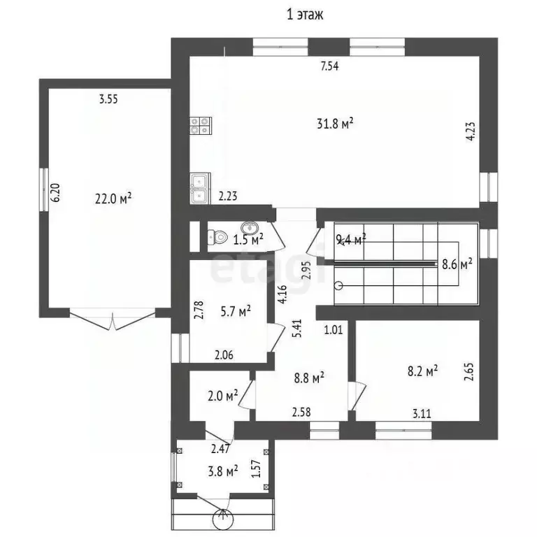 Дом в Тюменская область, Тюмень ул. Губернская (156 м) - Фото 1