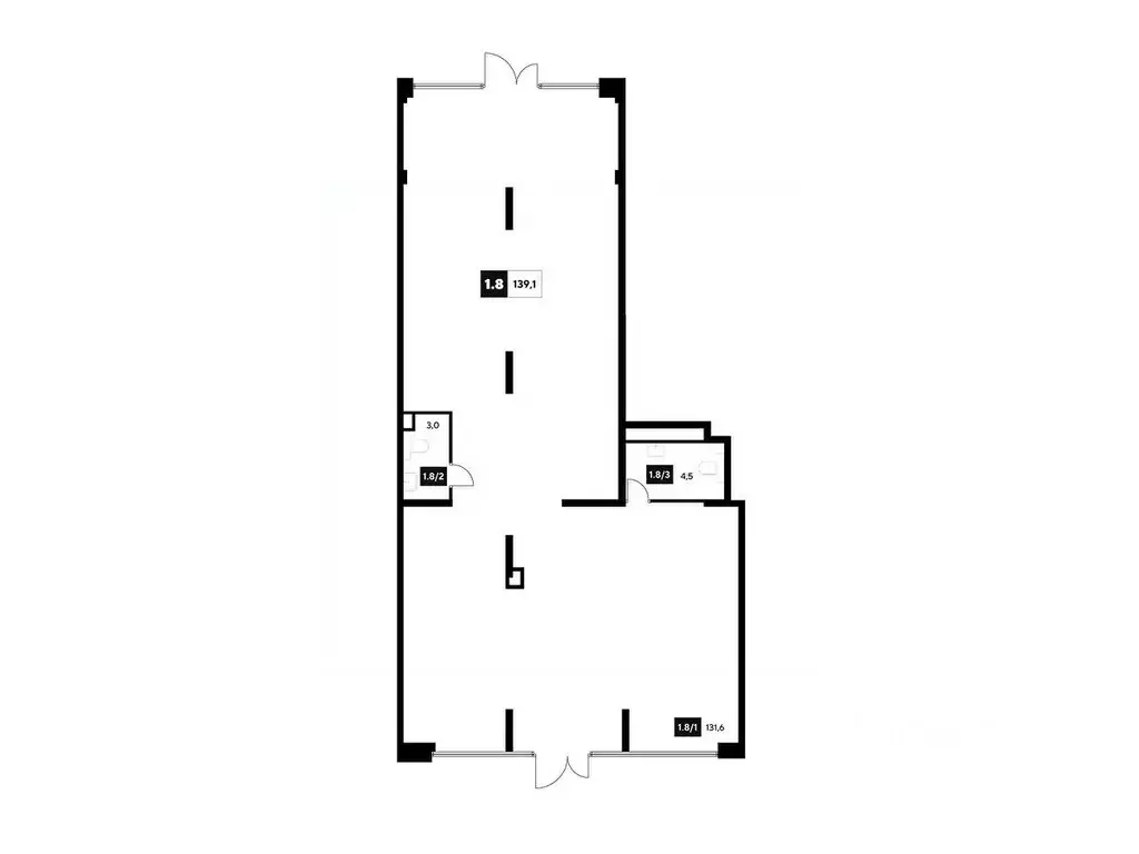 Помещение свободного назначения в Омская область, Омск Снегири ... - Фото 1