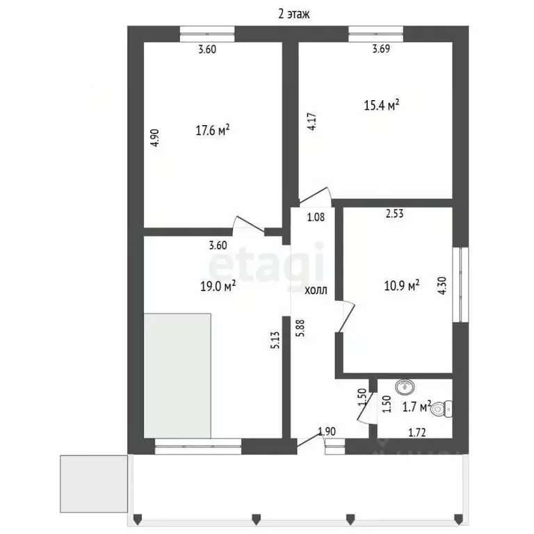 Дом в Крым, Сакский район, с. Ивановка ул. Капитановского (147 м) - Фото 1