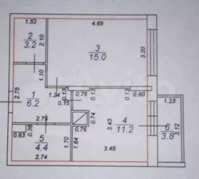 1-к. квартира, 40 м, 2/16 эт. - Фото 0