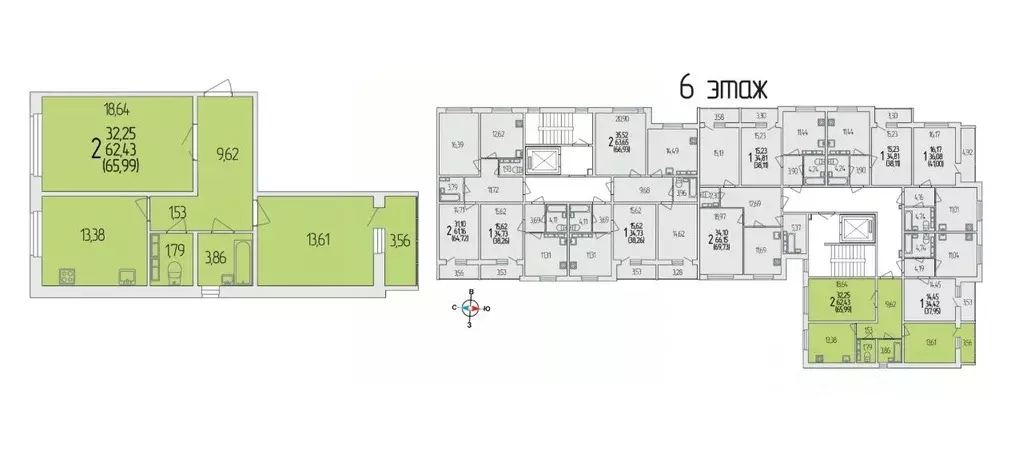 2-к кв. Белгородская область, Белгородский район, Разумное рп ул. ... - Фото 1