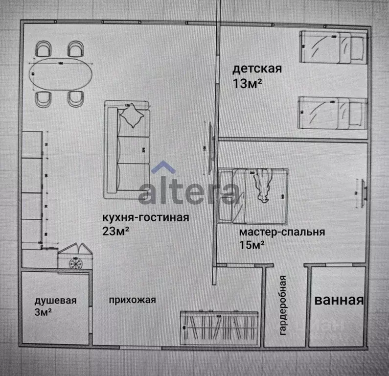 3-к кв. Татарстан, Казань ул. Братьев Батталовых, 20А (61.0 м) - Фото 1