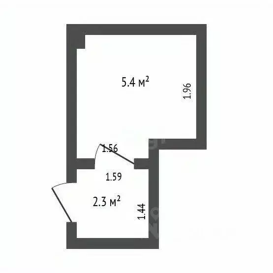 Студия Ростовская область, Ростов-на-Дону Батуринская ул., 165/13 ... - Фото 2