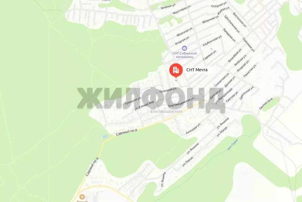 Участок в Новосибирская область, Новосибирск Троицкая ул. (6.0 сот.) - Фото 1