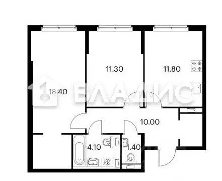 2-к кв. Московская область, Красногорск городской округ, пос. ... - Фото 2