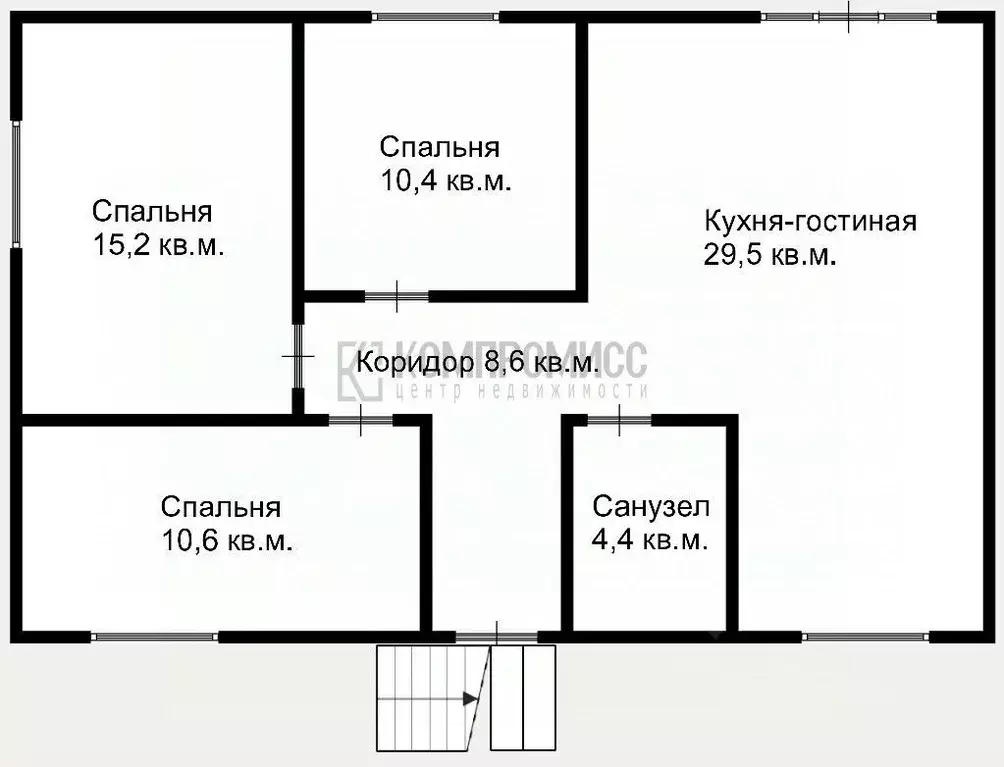 Дом в Краснодарский край, Северская ст-ца ул. Гагарина, 44 (79 м) - Фото 1