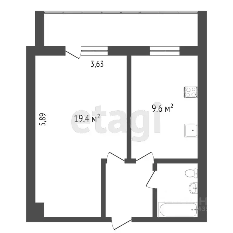 1-к кв. Москва Пулковская ул., 19К3 (35.0 м) - Фото 1