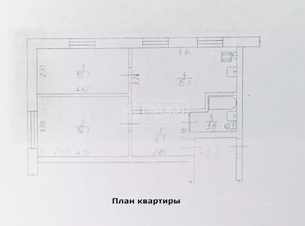 2-к кв. Московская область, Щелково ул. 8 Марта, 19 (51.5 м) - Фото 1