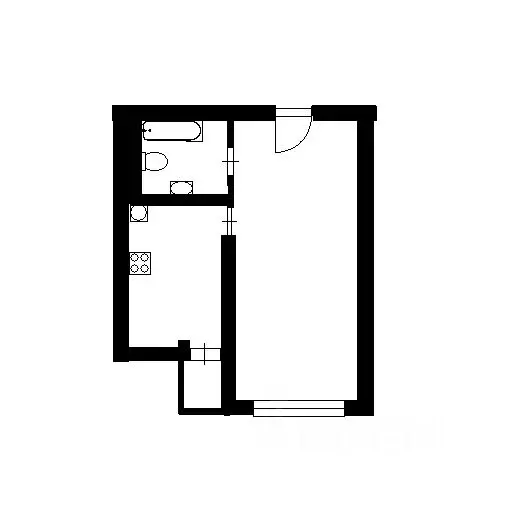 1-к кв. Краснодарский край, Сочи Мамайка мкр, ул. Анапская, 25 (40.0 ... - Фото 2