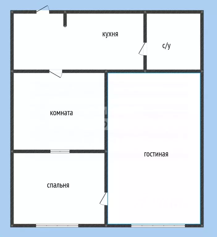 2-к кв. Дагестан, Махачкала Газопроводная ул., 11к2 (65.1 м) - Фото 1