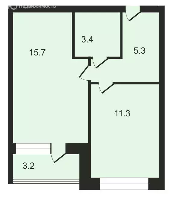 1-комнатная квартира: Суздаль, Советская улица, 18 (37.2 м) - Фото 0