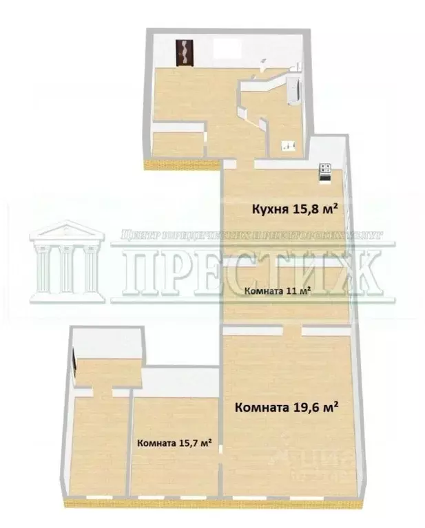 4-к кв. Ивановская область, Шуя Васильевская ул., 57 (98.0 м) - Фото 1